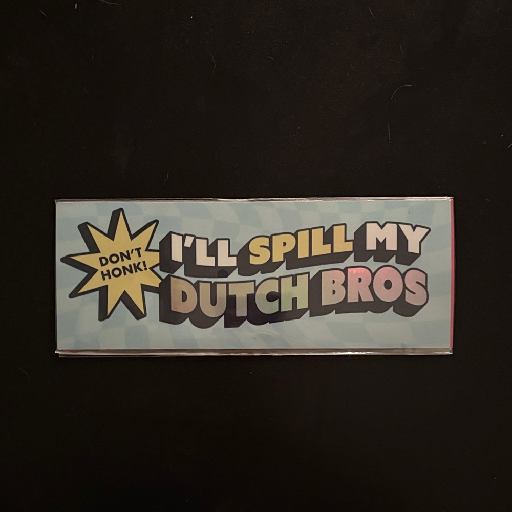Dutch Bros passenger princess limited edition magnet